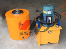 中建钢构在各项施工的工程中配套使用我公司的千斤顶